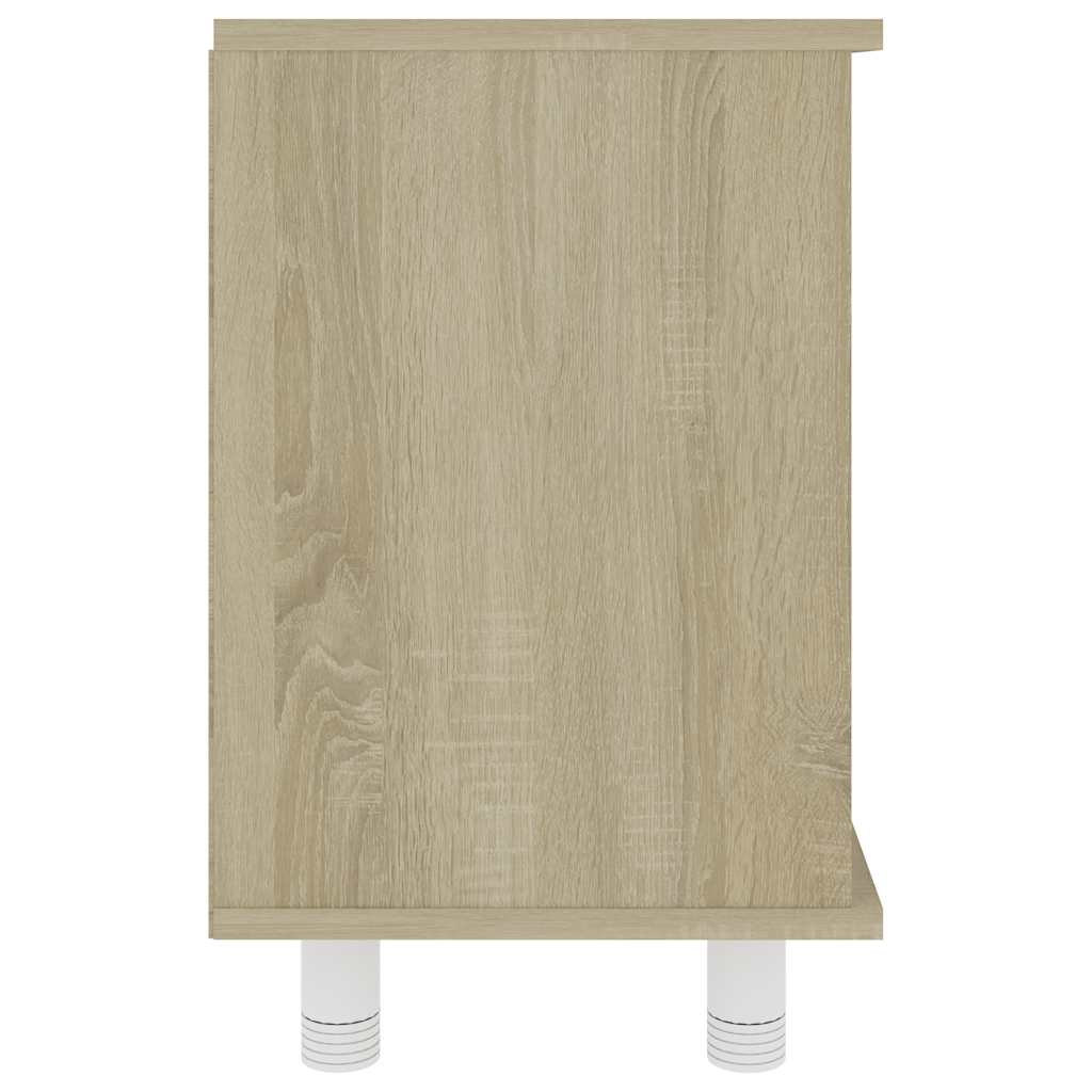 vidaXL Dulap de baie, stejar Sonoma, 60x32x53,5 cm, lemn prelucrat