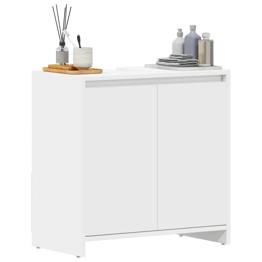 vidaXL Dulap de baie, alb, 60x33x61 cm, lemn prelucrat