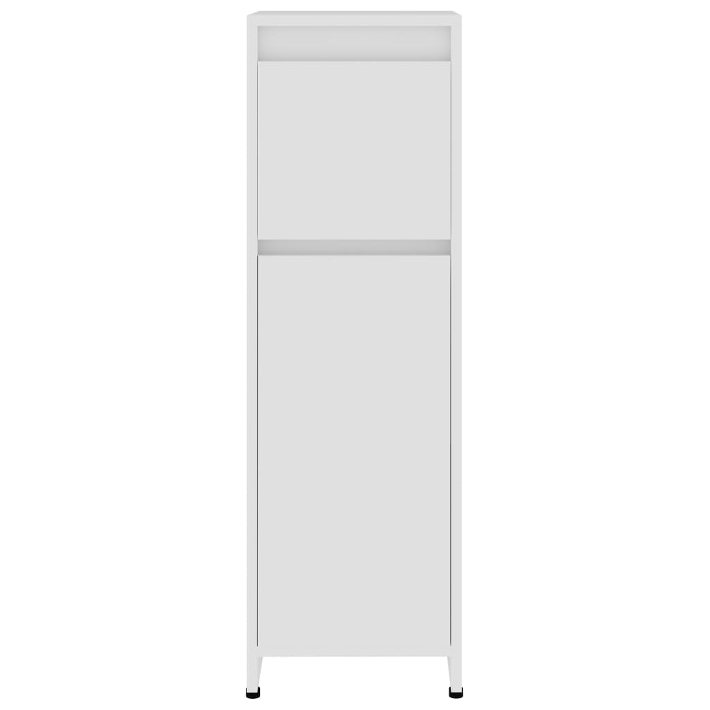 vidaXL Dulap de baie, alb, 30x30x95 cm, lemn prelucrat