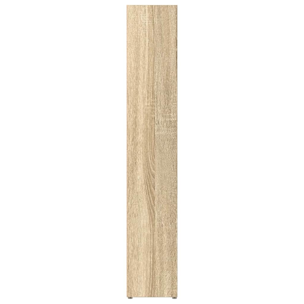 vidaXL Dulapuri CD-uri, 2 buc., stejar Sonoma, 21x16x93,5 cm, PAL