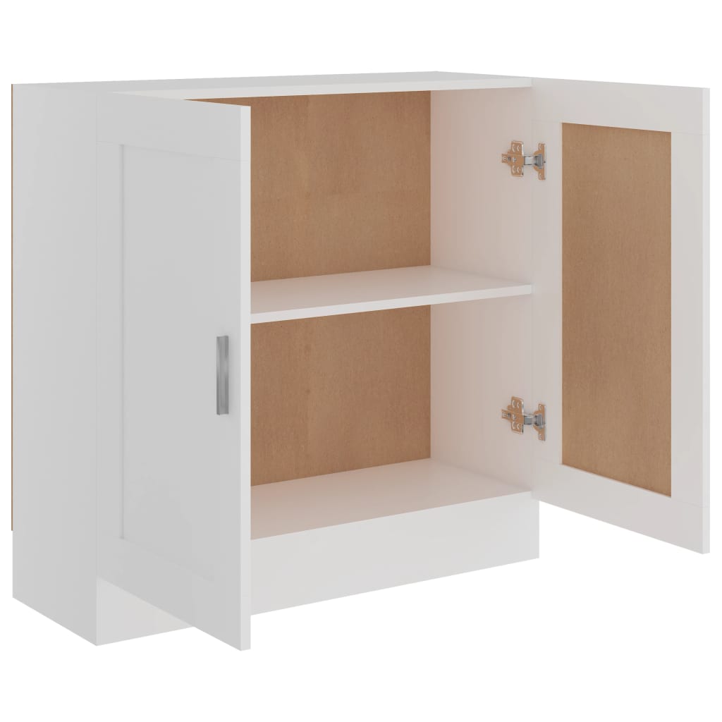 vidaXL Bibliotecă, alb, 82,5x30,5x80 cm, lemn prelucrat vidaXL Bibliotecă, alb, 82,5x30,5x80 cm, lemn prelucrat