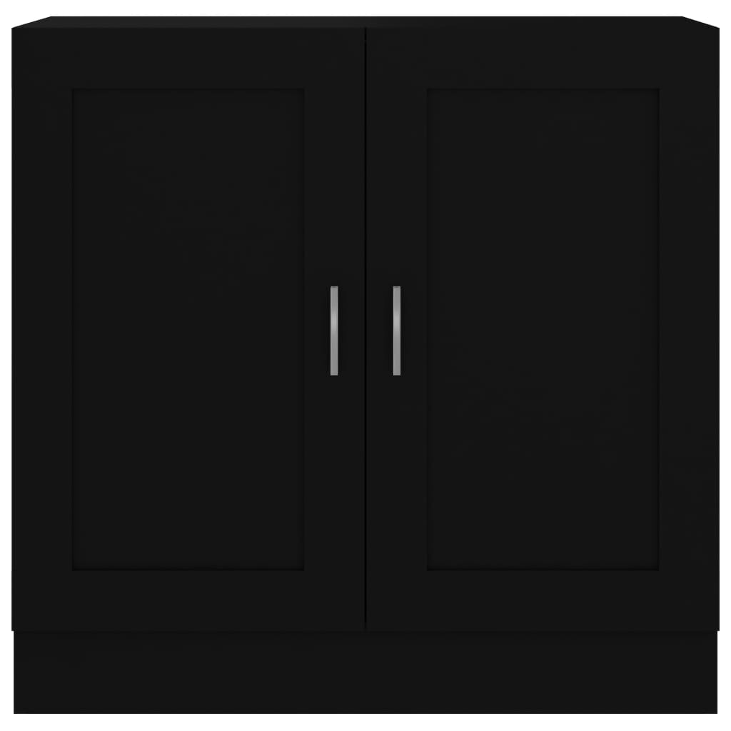 vidaXL Bibliotecă, negru, 82,5x30,5x80 cm, lemn prelucrat vidaXL Bibliotecă, negru, 82,5x30,5x80 cm, lemn prelucrat