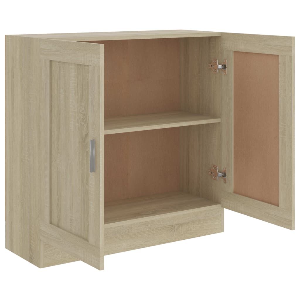 vidaXL Bibliotecă, stejar Sonoma, 82,5x30,5x80 cm, lemn prelucrat vidaXL Bibliotecă, stejar Sonoma, 82,5x30,5x80 cm, lemn prelucrat