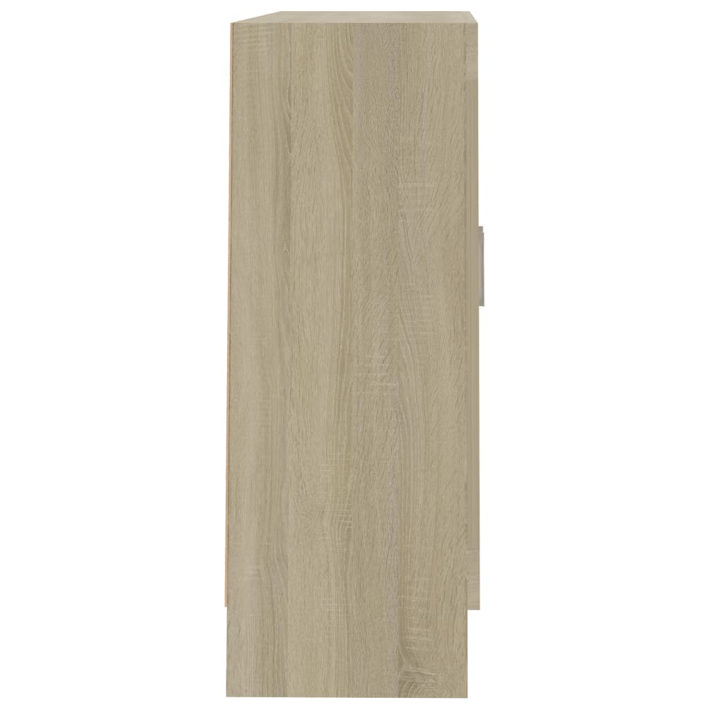 vidaXL Bibliotecă, stejar Sonoma, 82,5x30,5x80 cm, lemn prelucrat vidaXL Bibliotecă, stejar Sonoma, 82,5x30,5x80 cm, lemn prelucrat