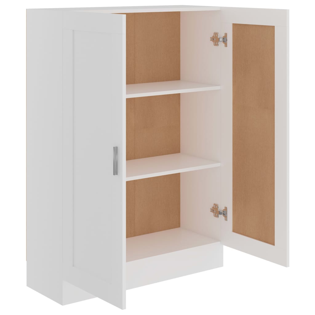 vidaXL Bibliotecă, alb, 82,5 x 30,5 x 115 cm, lemn prelucrat vidaXL Bibliotecă, alb, 82,5 x 30,5 x 115 cm, lemn prelucrat