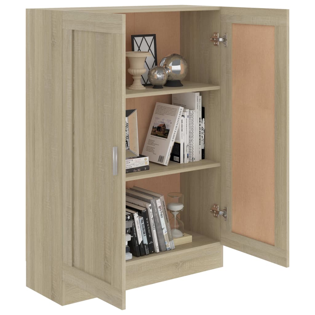 vidaXL Bibliotecă, stejar sonoma, 82,5 x 30,5 x 115 cm, lemn prelucrat vidaXL Bibliotecă, stejar sonoma, 82,5 x 30,5 x 115 cm, lemn prelucrat
