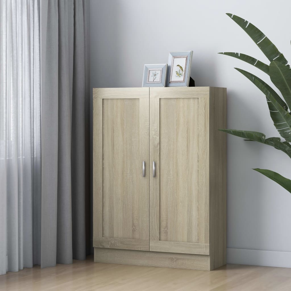 vidaXL Bibliotecă, stejar sonoma, 82,5 x 30,5 x 115 cm, lemn prelucrat vidaXL Bibliotecă, stejar sonoma, 82,5 x 30,5 x 115 cm, lemn prelucrat