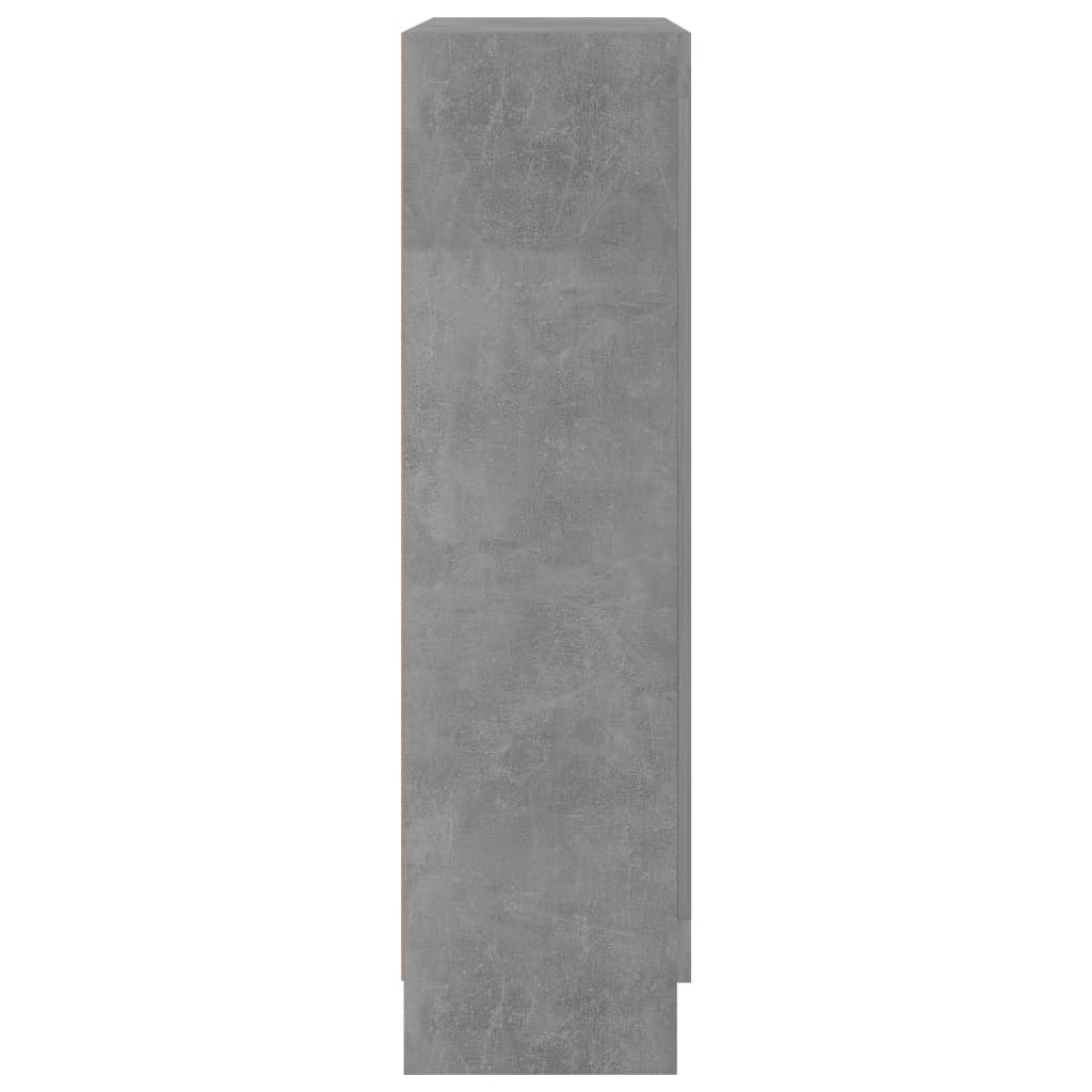 vidaXL Bibliotecă, gri beton, 82,5 x 30,5 x 115 cm, lemn prelucrat vidaXL Bibliotecă, gri beton, 82,5 x 30,5 x 115 cm, lemn prelucrat
