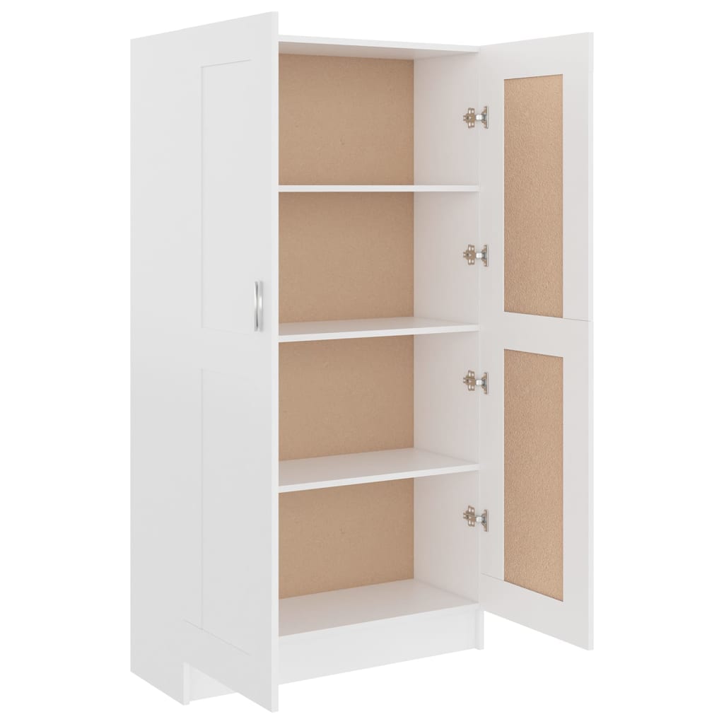 vidaXL Bibliotecă, alb, 82,5 x 30,5 x 150 cm, lemn prelucrat vidaXL Bibliotecă, alb, 82,5 x 30,5 x 150 cm, lemn prelucrat