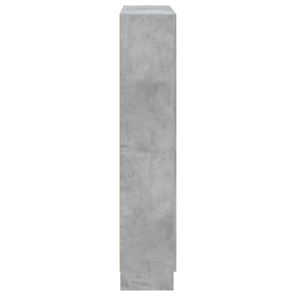 vidaXL Bibliotecă, gri beton, 82,5 x 30,5 x 150 cm, lemn prelucrat vidaXL Bibliotecă, gri beton, 82,5 x 30,5 x 150 cm, lemn prelucrat