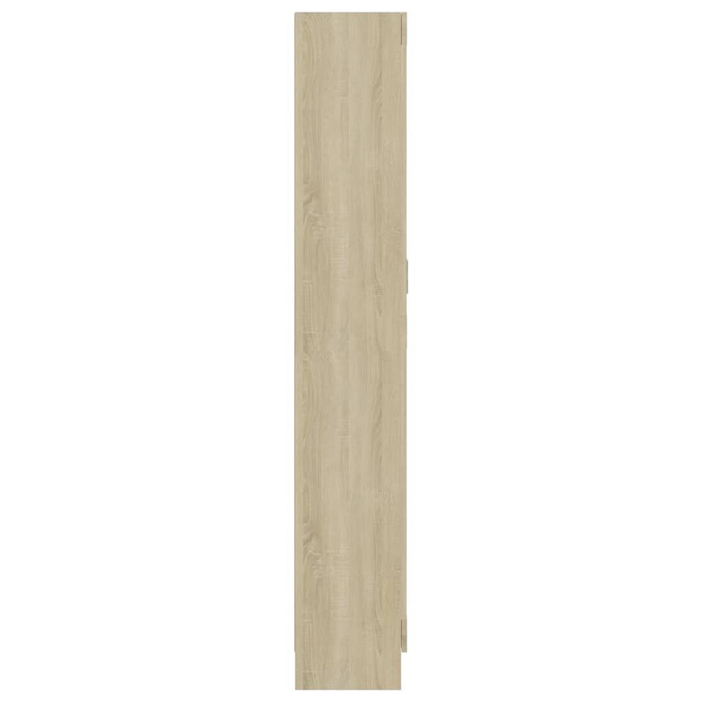 vidaXL Bibliotecă, stejar sonoma, 82,5x30,5x185,5 cm, lemn prelucrat vidaXL Bibliotecă, stejar sonoma, 82,5x30,5x185,5 cm, lemn prelucrat