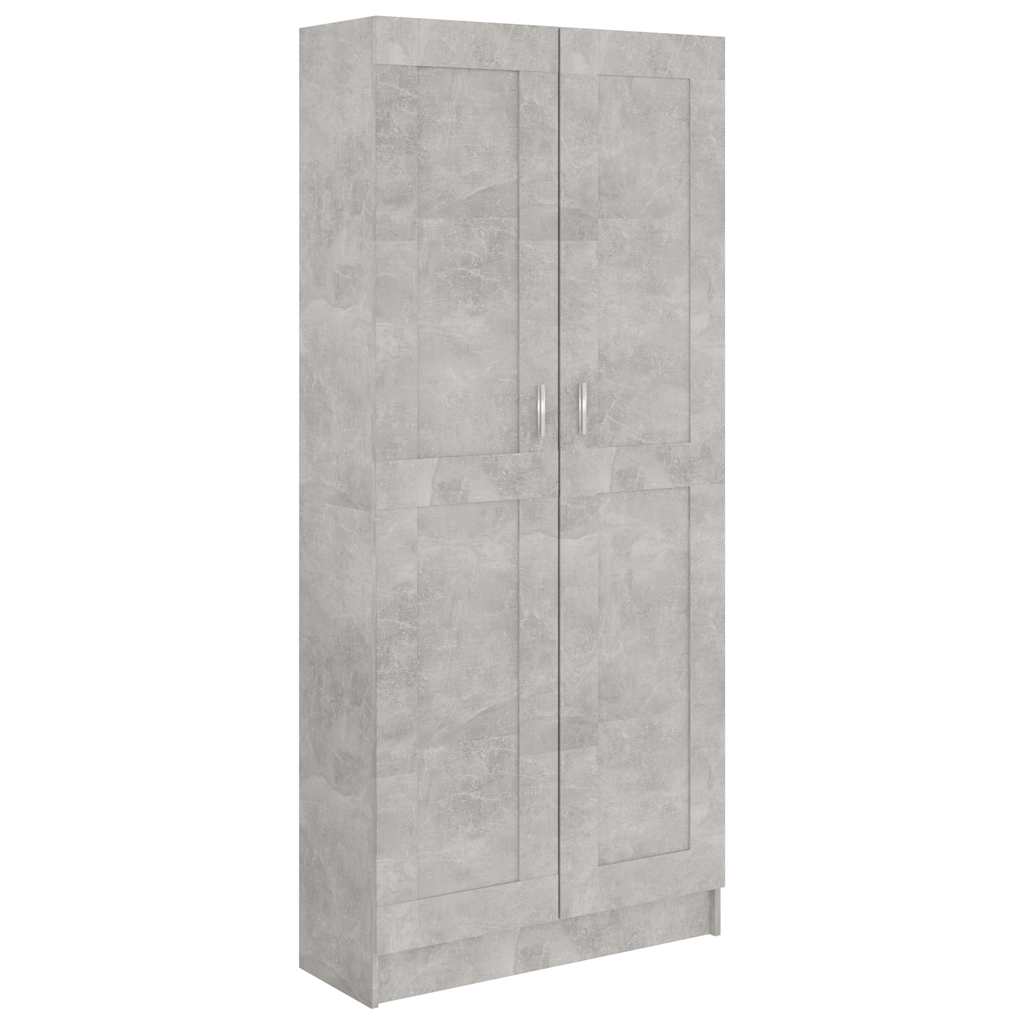 vidaXL Bibliotecă, gri beton, 82,5 x 30,5 x 185,5 cm, lemn prelucrat vidaXL Bibliotecă, gri beton, 82,5 x 30,5 x 185,5 cm, lemn prelucrat