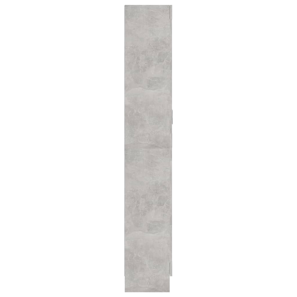 vidaXL Bibliotecă, gri beton, 82,5 x 30,5 x 185,5 cm, lemn prelucrat vidaXL Bibliotecă, gri beton, 82,5 x 30,5 x 185,5 cm, lemn prelucrat