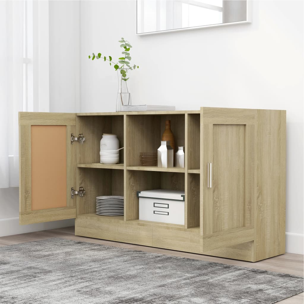 vidaXL Dulap, stejar sonoma, 120x30,5x70 cm, lemn prelucrat