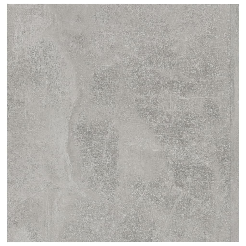 vidaXL Dulap montat pe perete, gri beton, 80x39x40 cm, lemn prelucrat