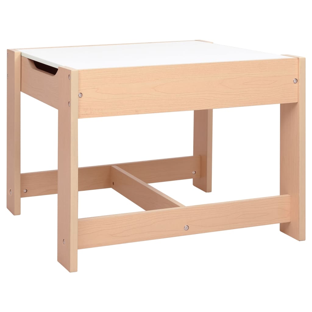 vidaXL Masă pentru copii cu 2 scaune, MDF vidaXL Masă pentru copii cu 2 scaune, MDF