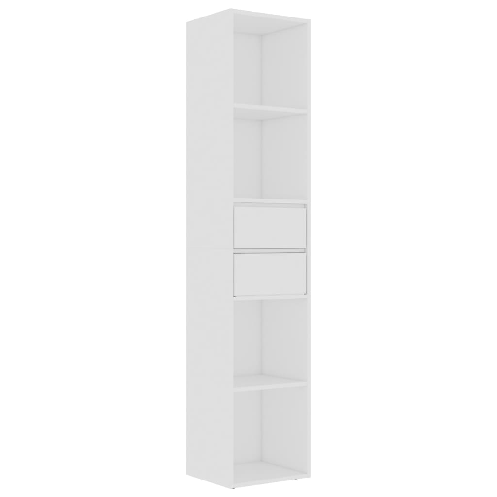 vidaXL Bibliotecă, alb, 36x30x171 cm, lemn prelucrat vidaXL Bibliotecă, alb, 36x30x171 cm, lemn prelucrat