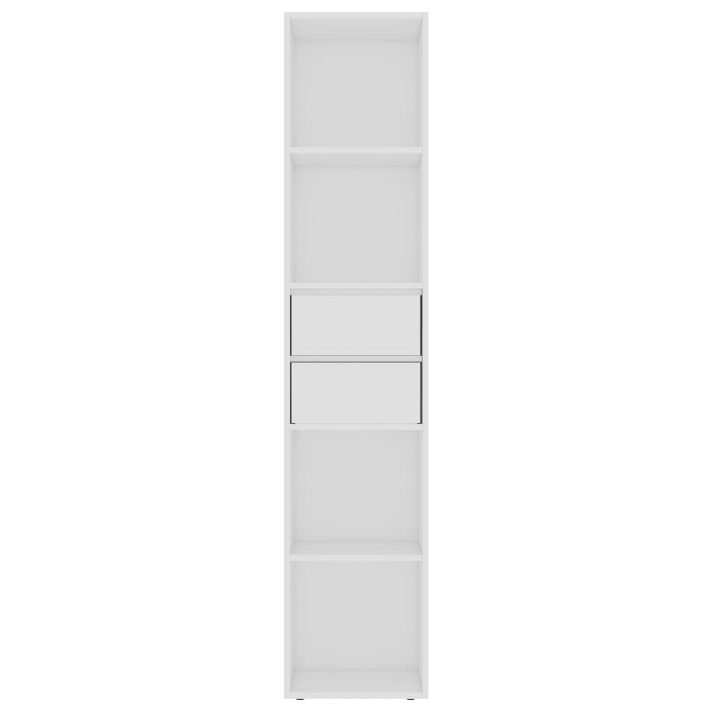 vidaXL Bibliotecă, alb, 36x30x171 cm, lemn prelucrat vidaXL Bibliotecă, alb, 36x30x171 cm, lemn prelucrat