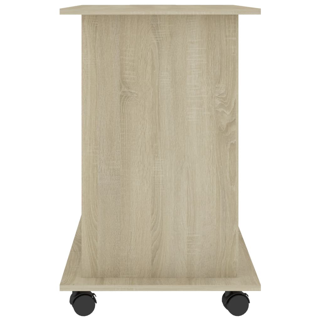 vidaXL Birou computer, stejar sonoma, 80x50x75 cm, lemn prelucrat vidaXL Birou computer, stejar sonoma, 80x50x75 cm, lemn prelucrat