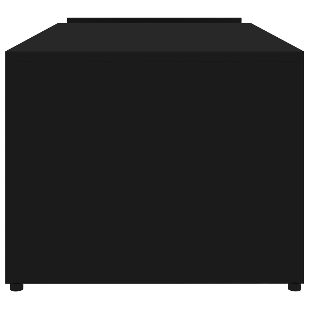 vidaXL Măsuță de cafea, negru, 90x45x35 cm, lemn prelucrat vidaXL Măsuță de cafea, negru, 90x45x35 cm, lemn prelucrat
