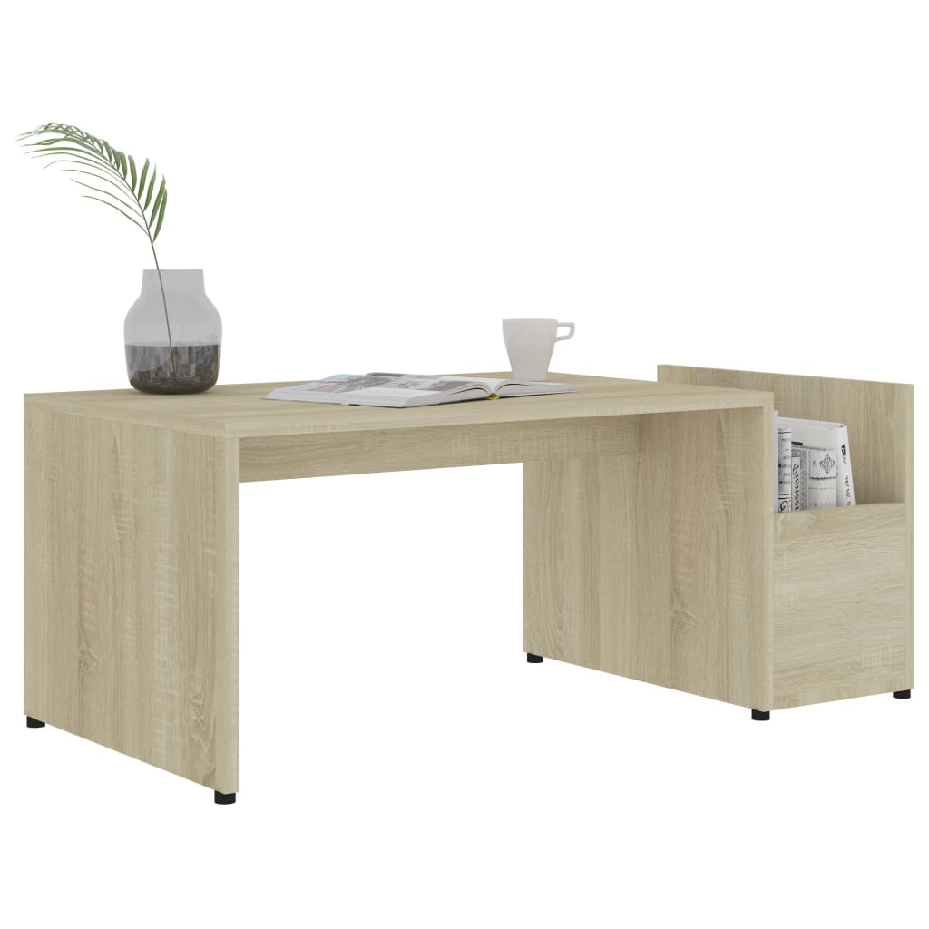 vidaXL Măsuță de cafea, stejar sonoma, 90 x 45 x 35 cm, lemn prelucrat