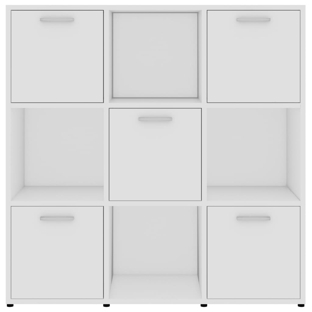 vidaXL Bibliotecă, alb, 90x30x90 cm, lemn prelucrat vidaXL Bibliotecă, alb, 90x30x90 cm, lemn prelucrat