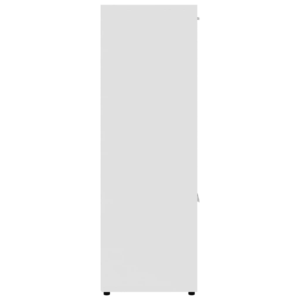 vidaXL Bibliotecă, alb, 90x30x90 cm, lemn prelucrat vidaXL Bibliotecă, alb, 90x30x90 cm, lemn prelucrat