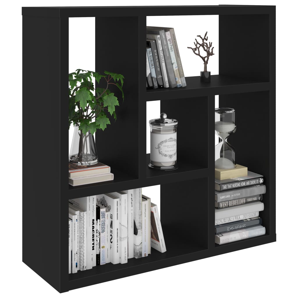 vidaXL Raft de perete, negru, 45,1 x 16 x 45,1 cm, lemn prelucrat vidaXL Raft de perete, negru, 45,1 x 16 x 45,1 cm, lemn prelucrat