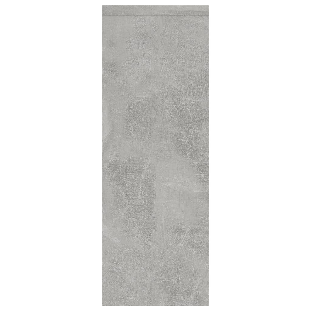 vidaXL Raft de perete, gri beton, 45,1x16x45,1 cm, lemn prelucrat