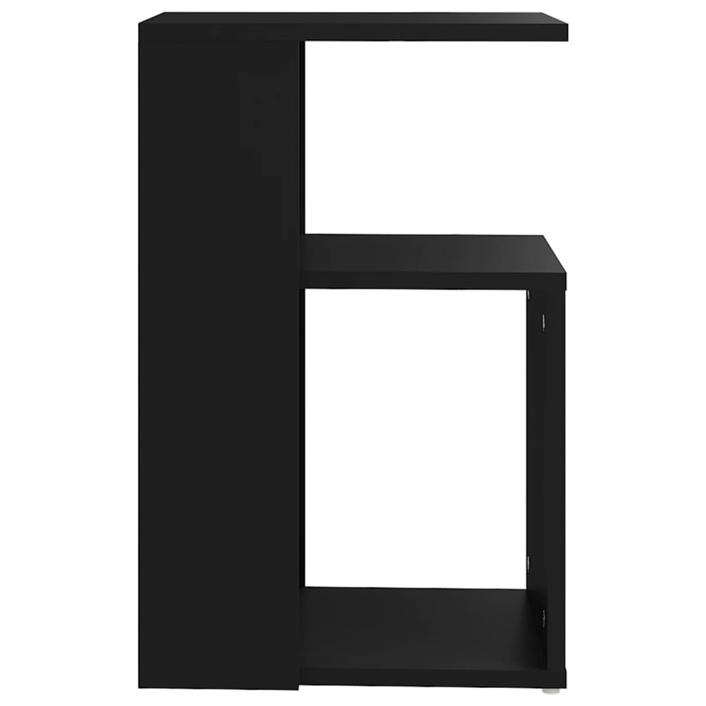 vidaXL Masă laterală, negru, 36x30x56 cm, lemn prelucrat vidaXL Masă laterală, negru, 36x30x56 cm, lemn prelucrat