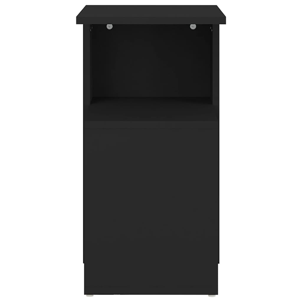 vidaXL Masă laterală, negru, 36x30x56 cm, lemn prelucrat vidaXL Masă laterală, negru, 36x30x56 cm, lemn prelucrat