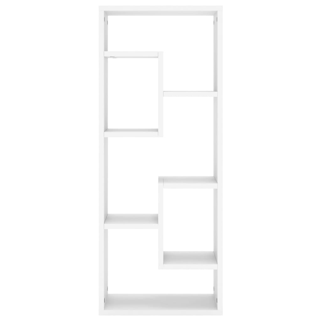 vidaXL Raft de perete, alb, 36x16x90 cm, lemn prelucrat vidaXL Raft de perete, alb, 36x16x90 cm, lemn prelucrat