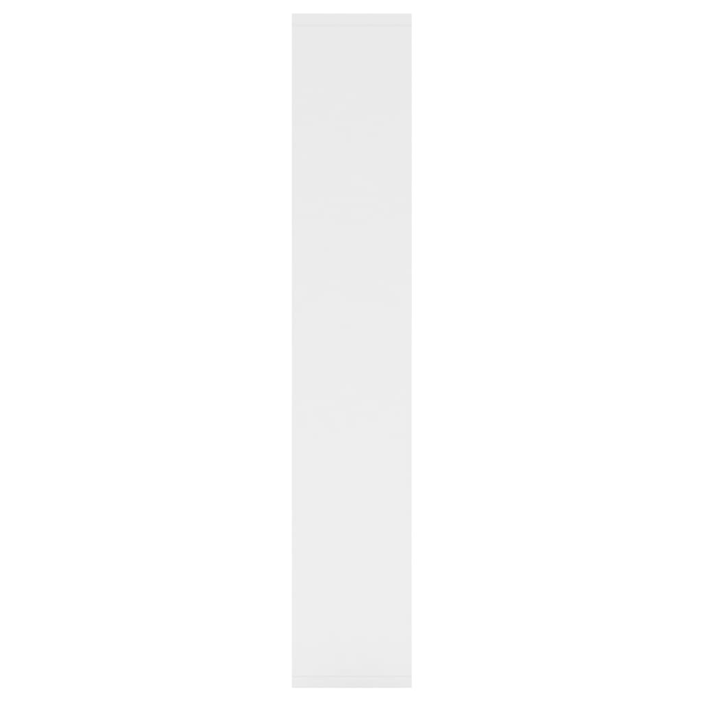 vidaXL Raft de perete, alb, 36x16x90 cm, lemn prelucrat vidaXL Raft de perete, alb, 36x16x90 cm, lemn prelucrat
