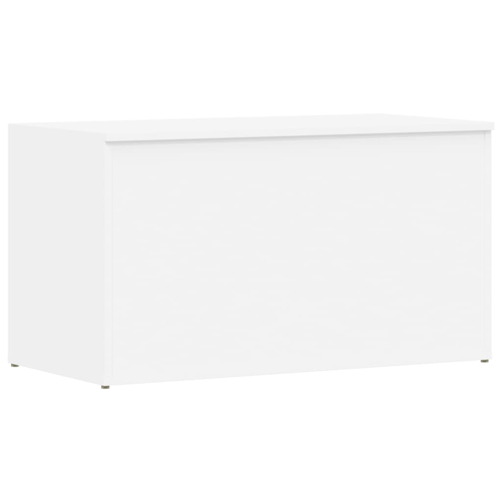 vidaXL Cufăr de depozitare, alb, 84x42x46 cm, lemn compozit vidaXL Cufăr de depozitare, alb, 84x42x46 cm, lemn compozit