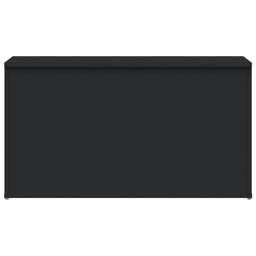 vidaXL Cufăr de depozitare, negru, 84x42x46 cm, lemn compozit vidaXL Cufăr de depozitare, negru, 84x42x46 cm, lemn compozit