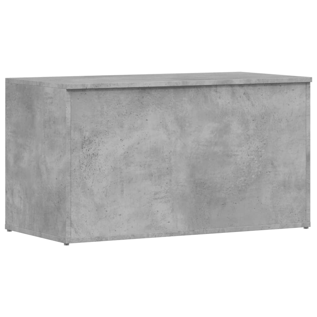 vidaXL Cufăr de depozitare, gri beton, 84x42x46 cm, lemn compozit vidaXL Cufăr de depozitare, gri beton, 84x42x46 cm, lemn compozit