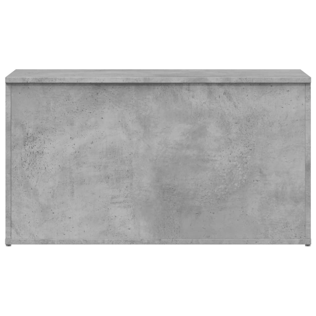 vidaXL Cufăr de depozitare, gri beton, 84x42x46 cm, lemn compozit vidaXL Cufăr de depozitare, gri beton, 84x42x46 cm, lemn compozit