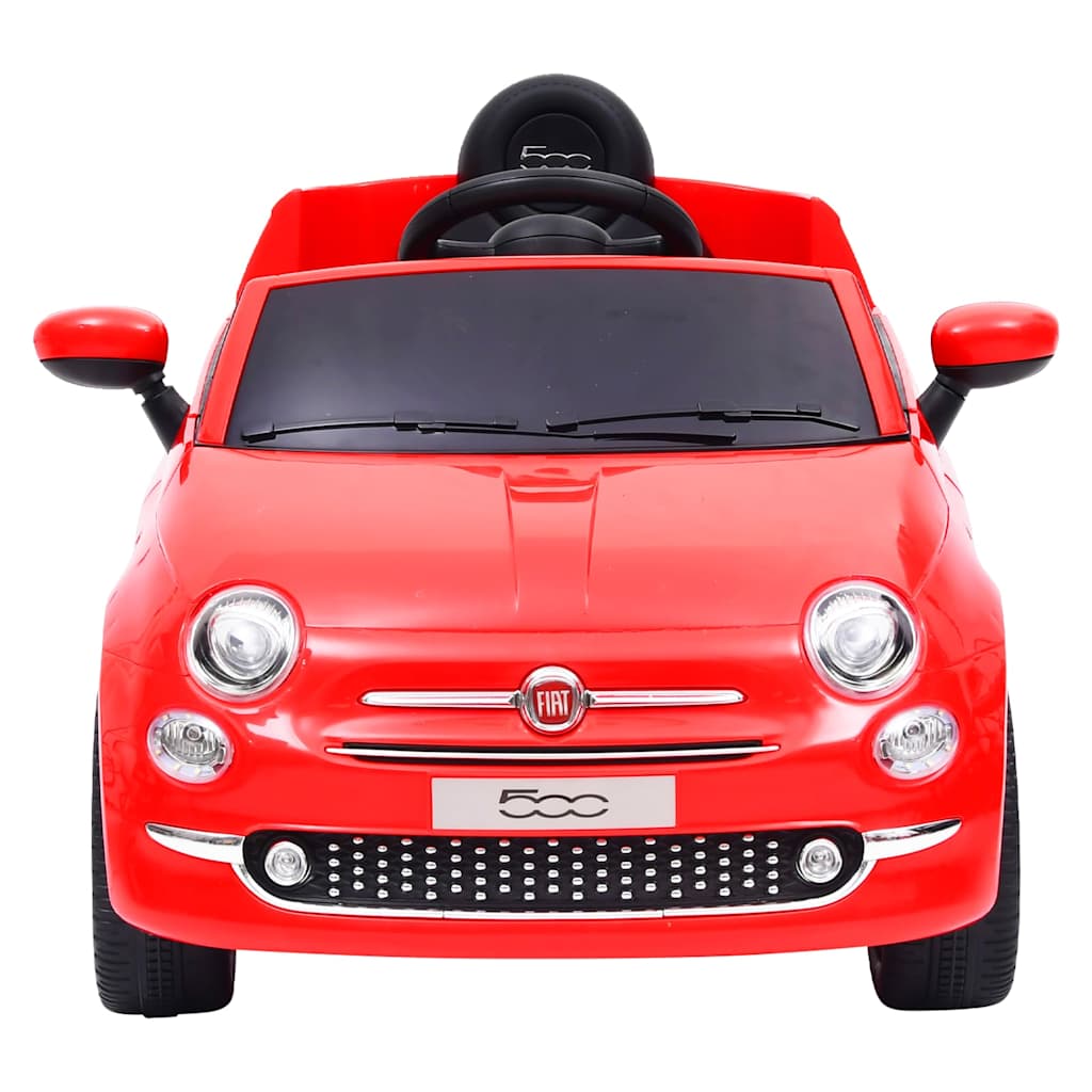 vidaXL Mașină electrică pentru copii Fiat 500, roșu vidaXL Mașină electrică pentru copii Fiat 500, roșu