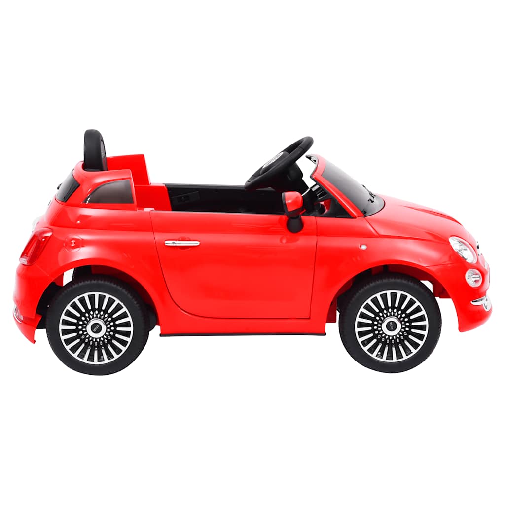 vidaXL Mașină electrică pentru copii Fiat 500, roșu vidaXL Mașină electrică pentru copii Fiat 500, roșu