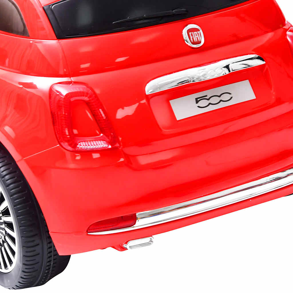 vidaXL Mașină electrică pentru copii Fiat 500, roșu vidaXL Mașină electrică pentru copii Fiat 500, roșu