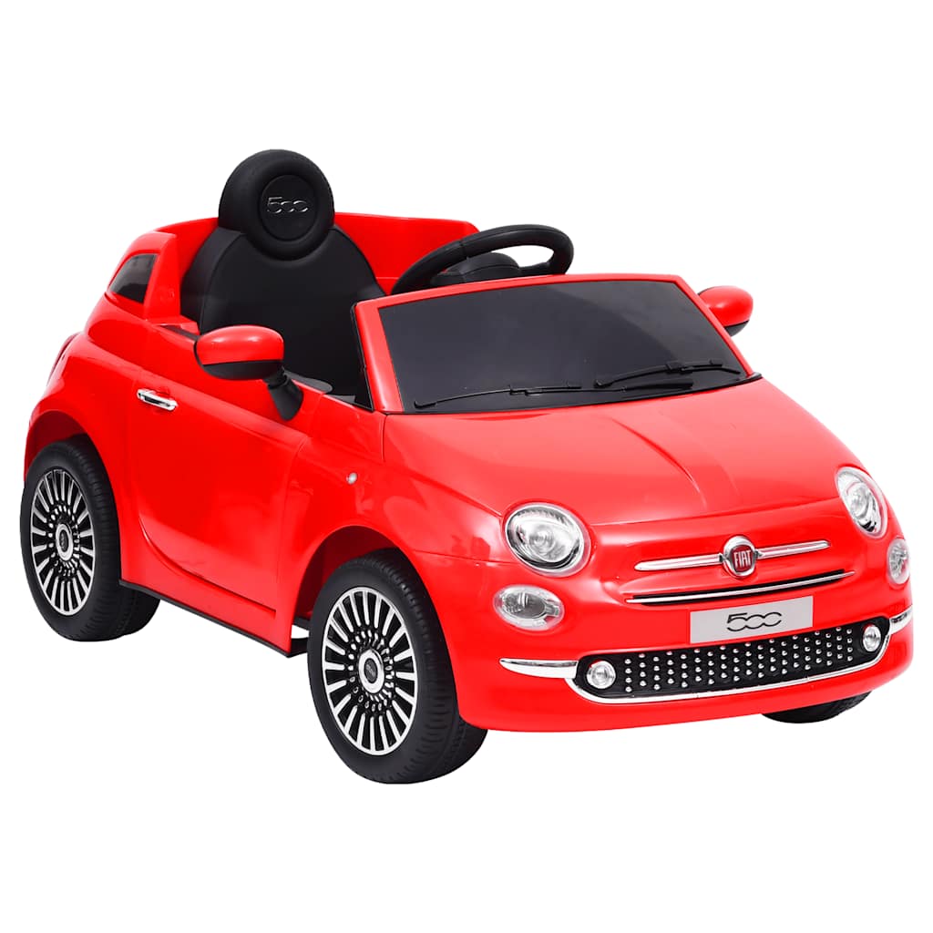 vidaXL Mașină electrică pentru copii Fiat 500, roșu vidaXL Mașină electrică pentru copii Fiat 500, roșu