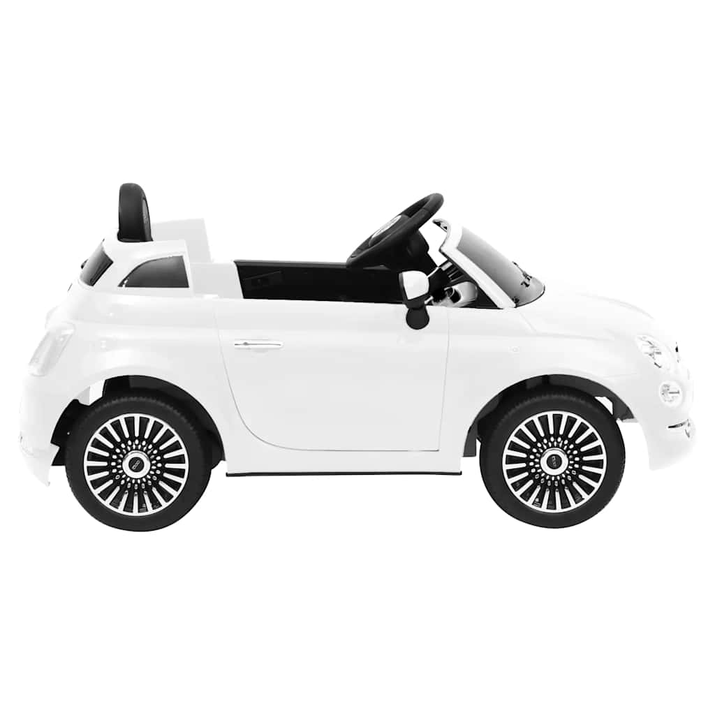 vidaXL Mașină electrică pentru copii Fiat 500, alb vidaXL Mașină electrică pentru copii Fiat 500, alb