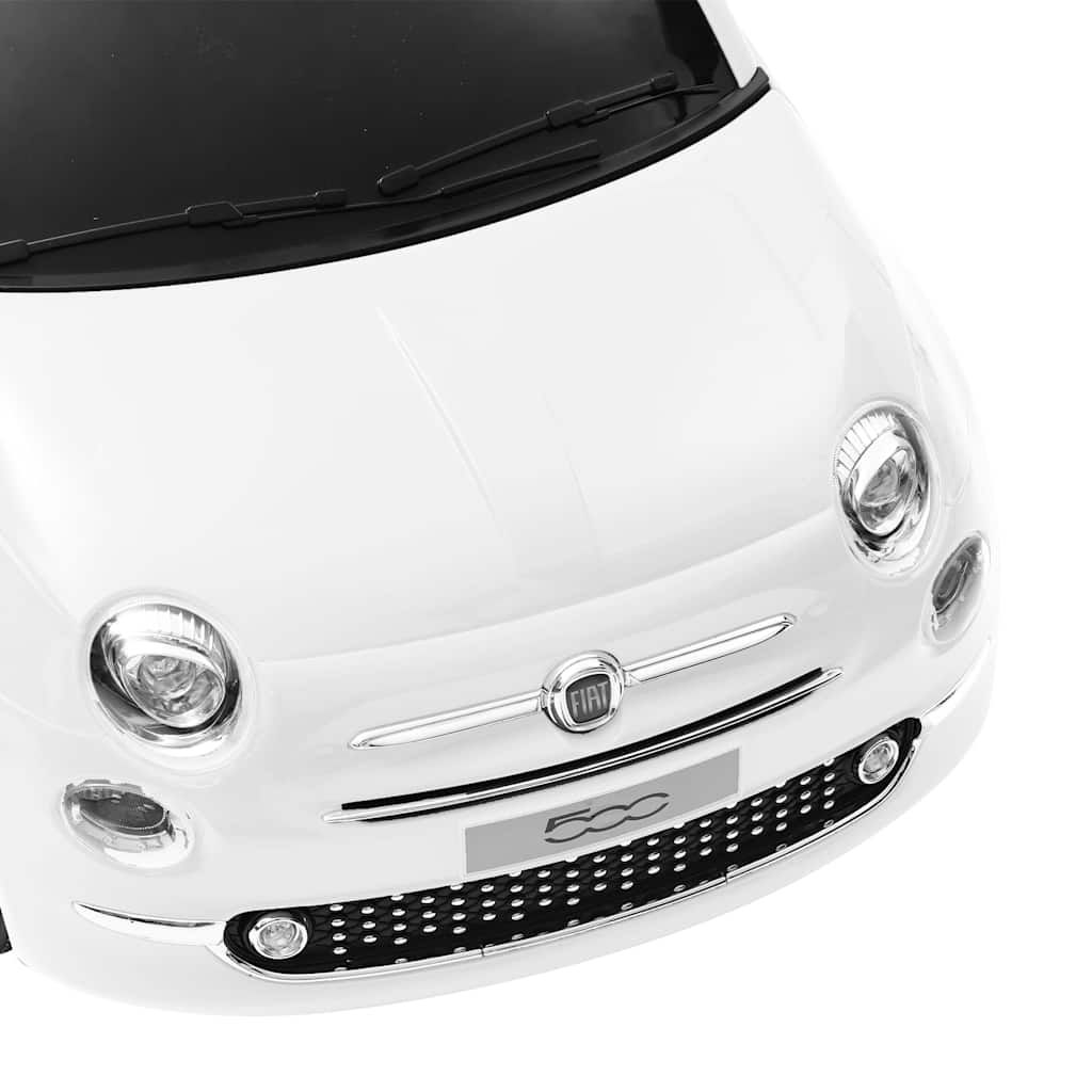 vidaXL Mașină electrică pentru copii Fiat 500, alb vidaXL Mașină electrică pentru copii Fiat 500, alb