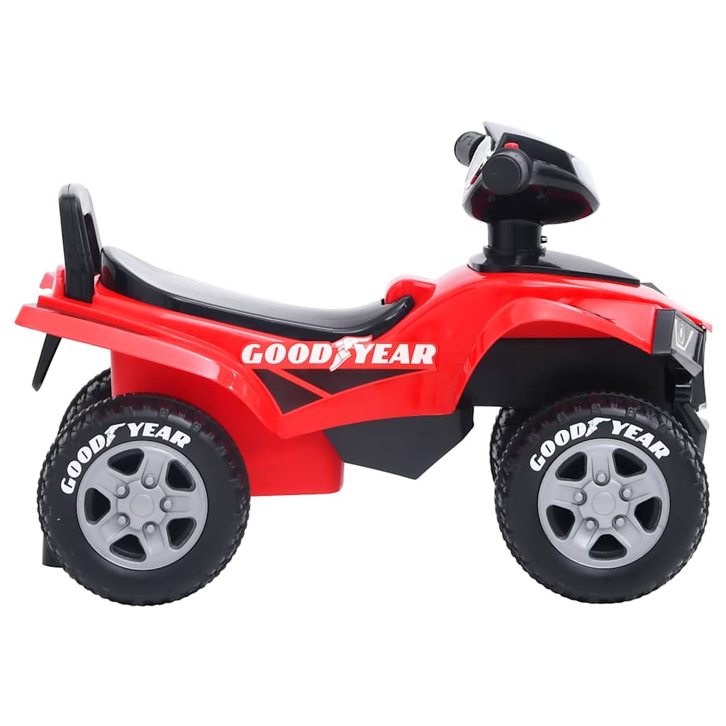 vidaXL ATV ride-on pentru copii Good Year, roșu