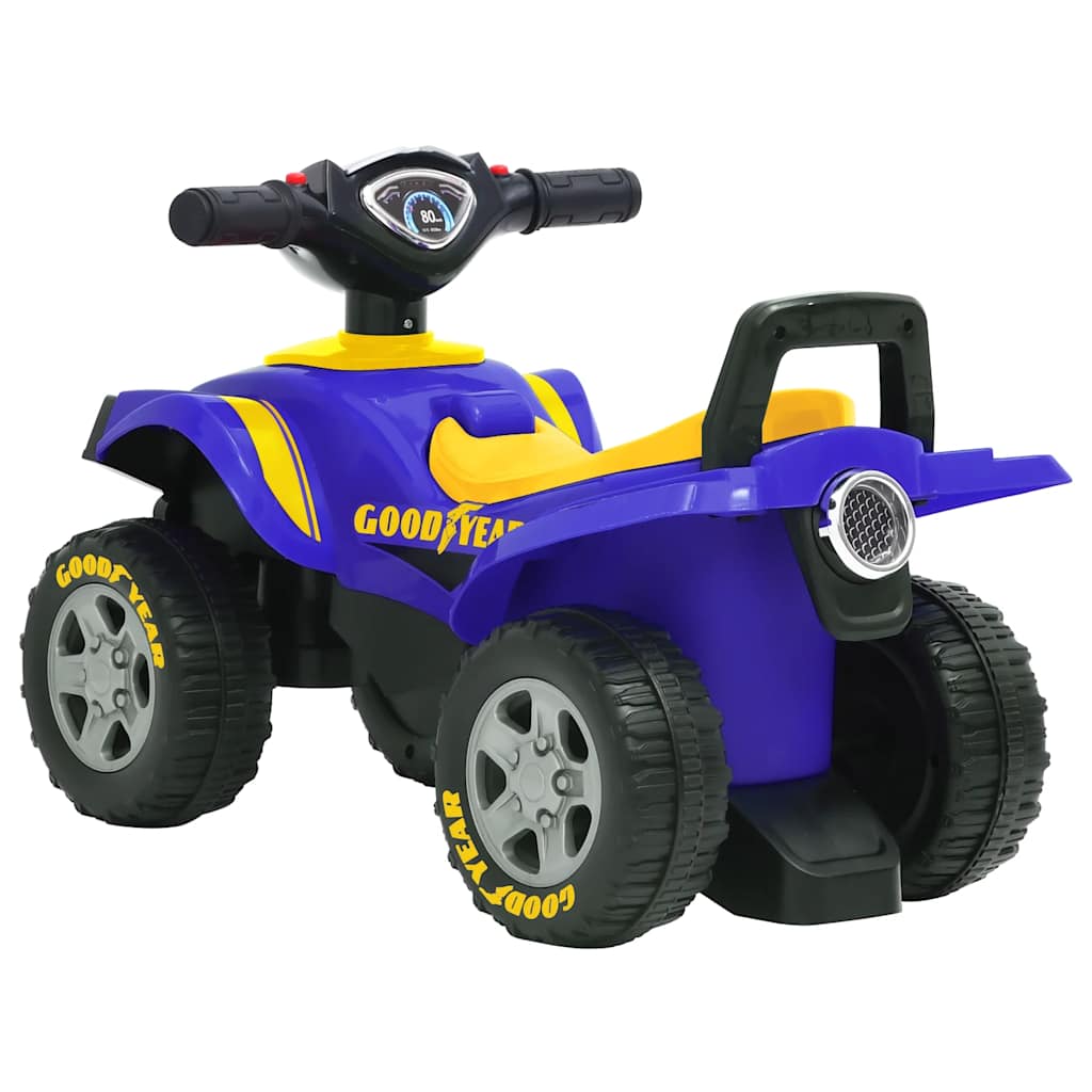 vidaXL ATV ride-on pentru copii Good Year, albastru