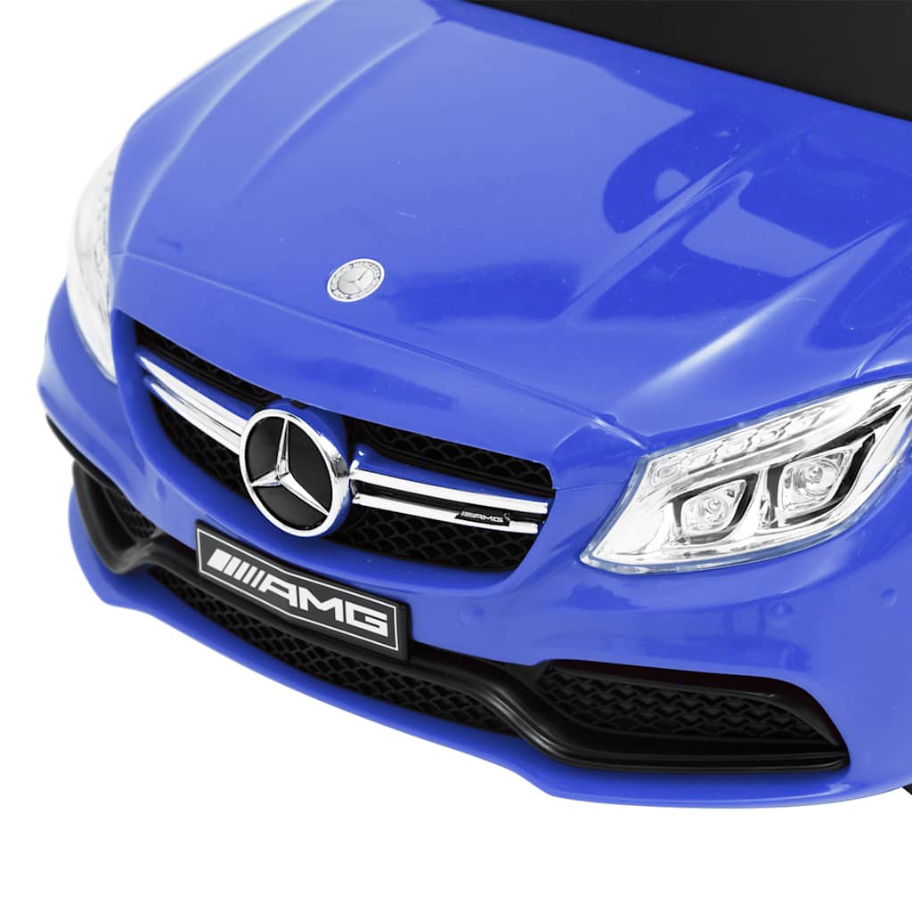 vidaXL Mașinuță cu împingere Mercedes-Benz C63, albastru vidaXL Mașinuță cu împingere Mercedes-Benz C63, albastru