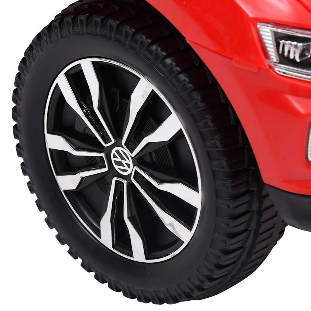 vidaXL Mașinuță primii pași Volkswagen T-Roc, roșu vidaXL Mașinuță primii pași Volkswagen T-Roc, roșu