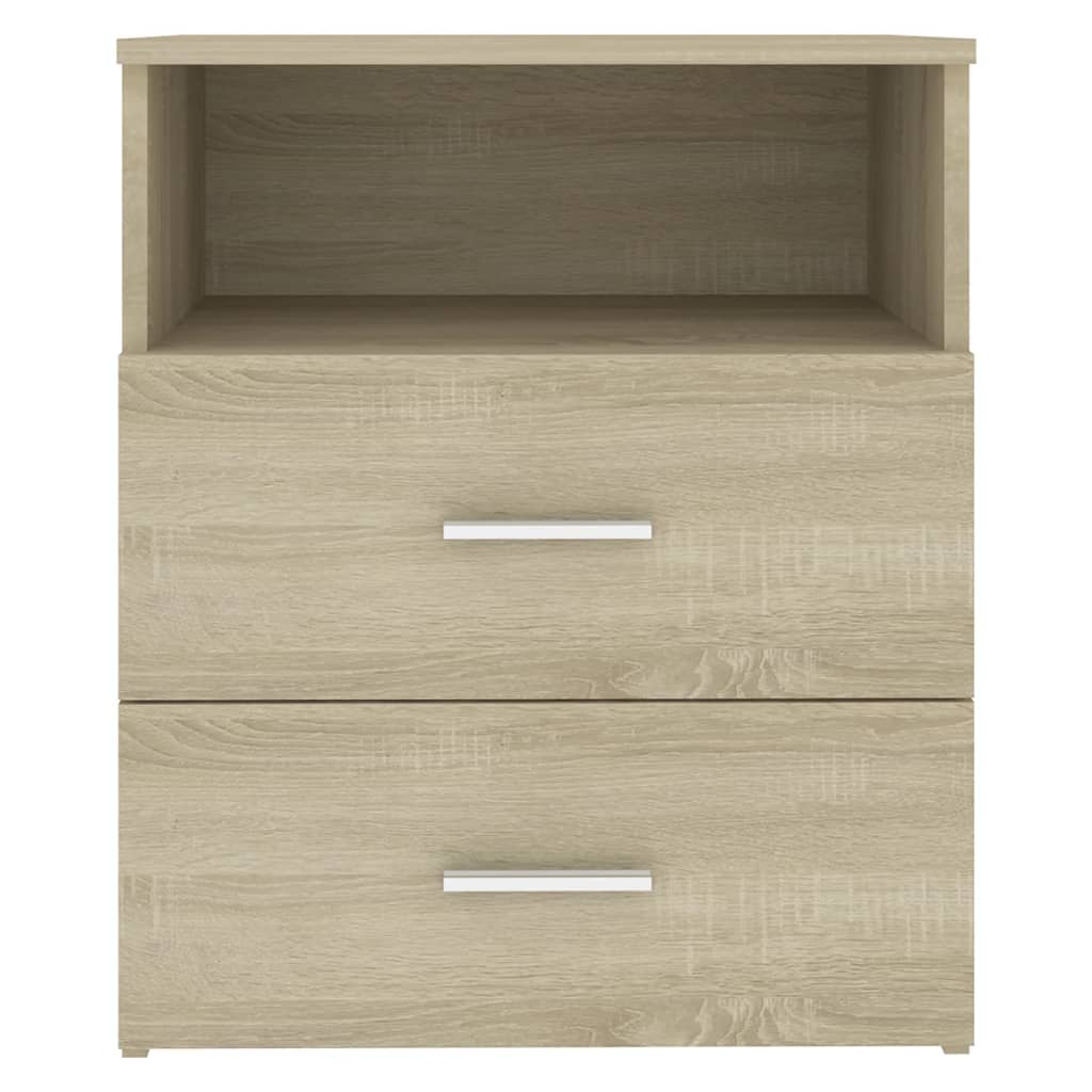 vidaXL Noptiere, 2 buc., stejar sonoma, 50x32x60 cm vidaXL Noptiere, 2 buc., stejar sonoma, 50x32x60 cm