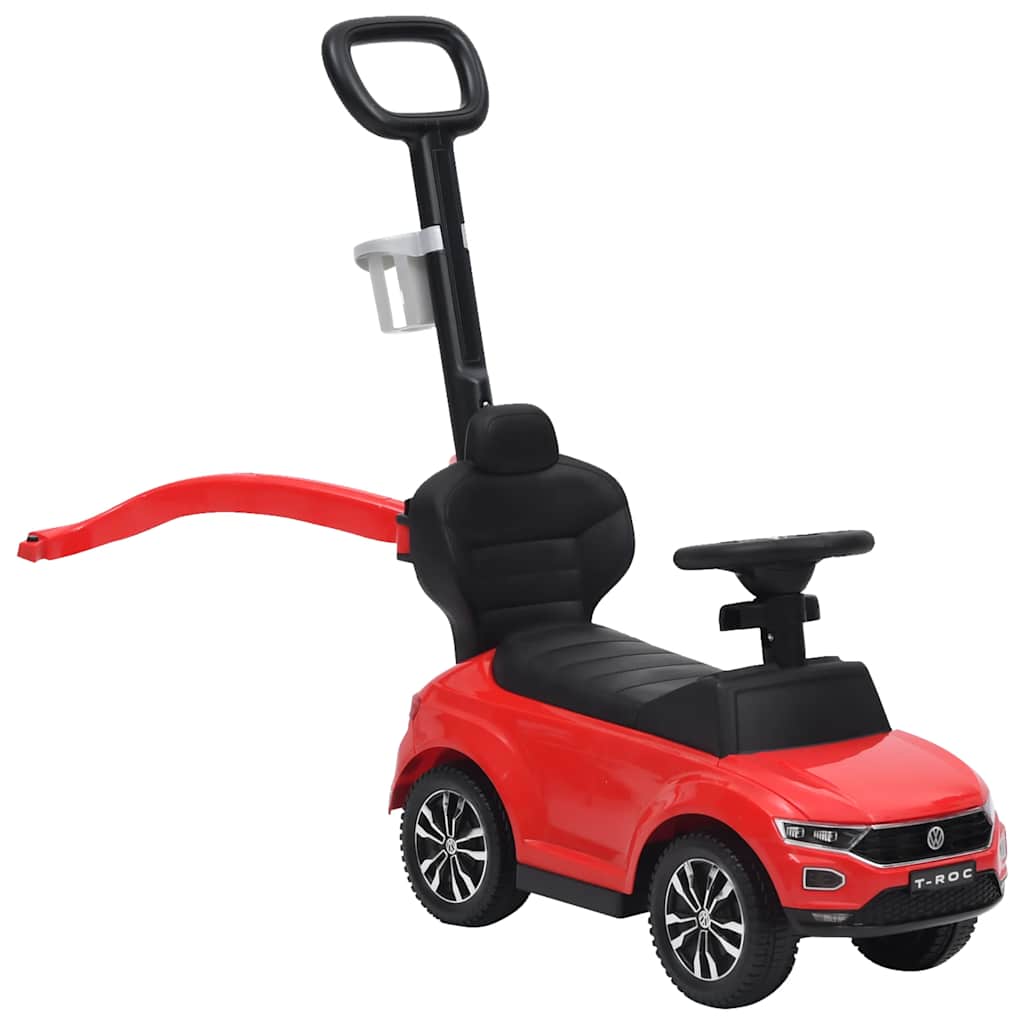 vidaXL Mașinuță primii pași Volkswagen T-Roc, roșu vidaXL Mașinuță primii pași Volkswagen T-Roc, roșu