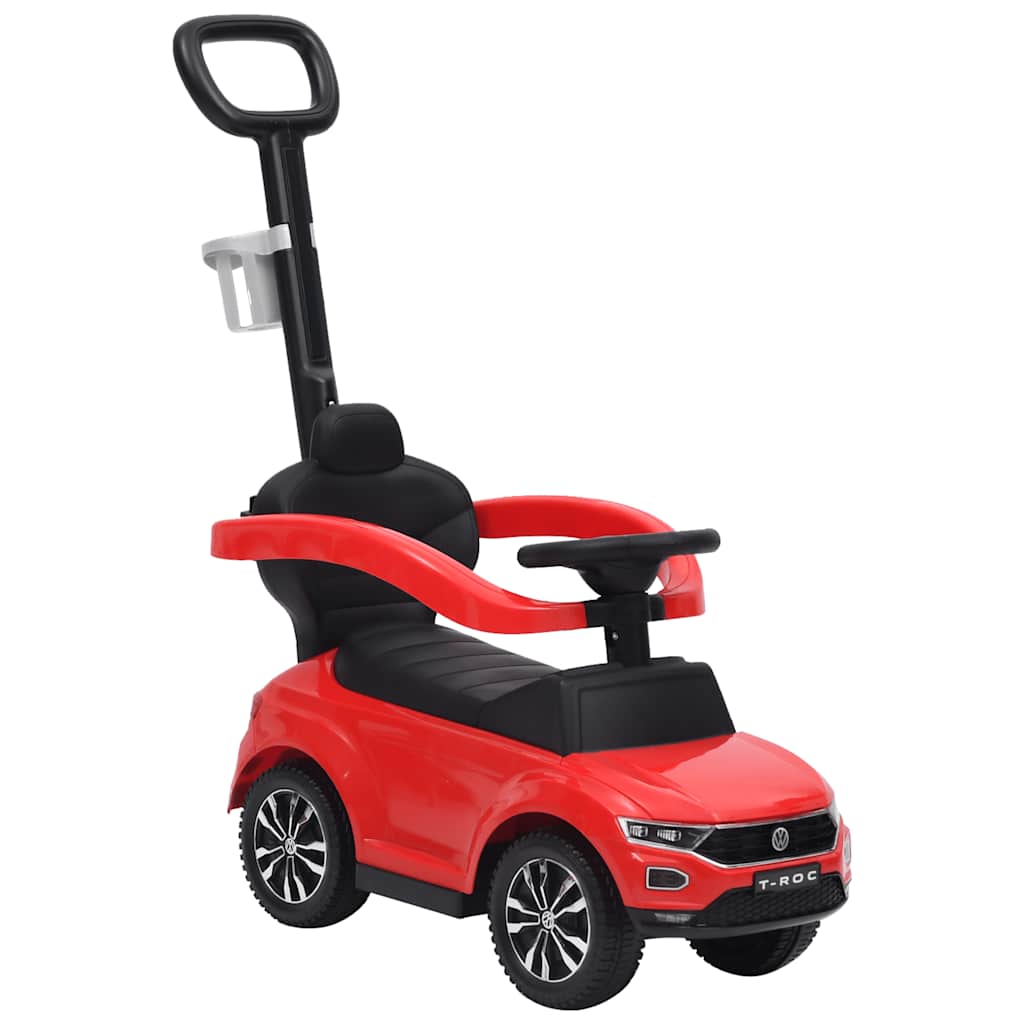 vidaXL Mașinuță primii pași Volkswagen T-Roc, roșu vidaXL Mașinuță primii pași Volkswagen T-Roc, roșu